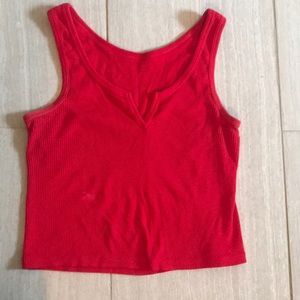 Red pac sun tank top